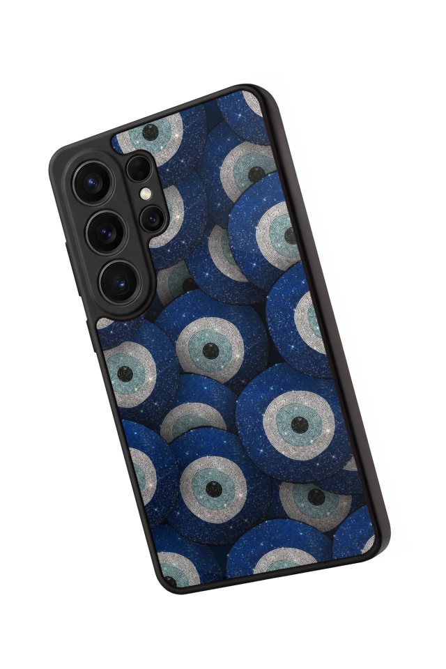 Samsung Galaxy S26 Ultra Uyumlu Nazar Tasarımlı Glossy Premium Kılıf