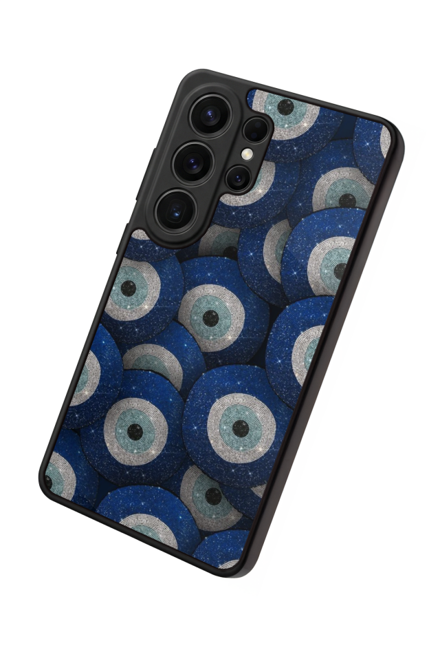 Samsung Galaxy S26 Ultra Uyumlu Nazar Tasarımlı Glossy Premium Kılıf