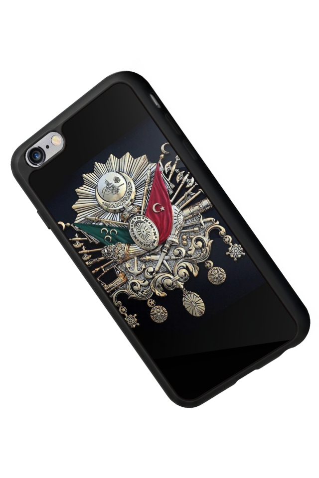 iPhone 6s Plus Uyumlu Osmanli Tugrasi Tasarımlı Glossy Premium Kılıf