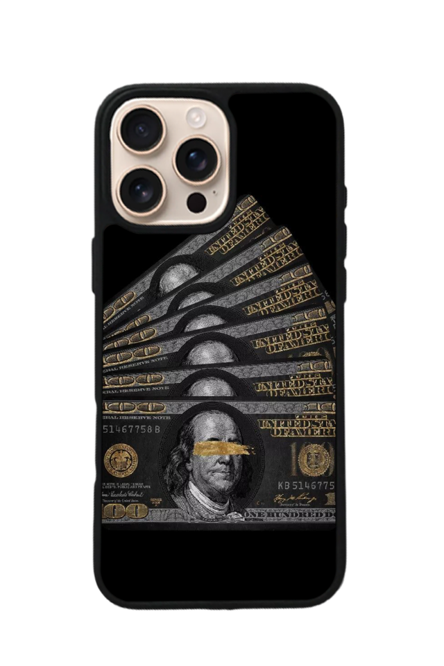 iPhone 15 Pro Max Uyumlu Para Tasarımlı Glossy Premium Kılıf