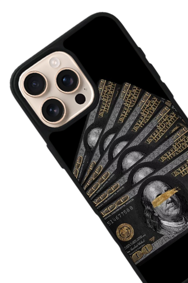 iPhone 15 Pro Max Uyumlu Para Tasarımlı Glossy Premium Kılıf
