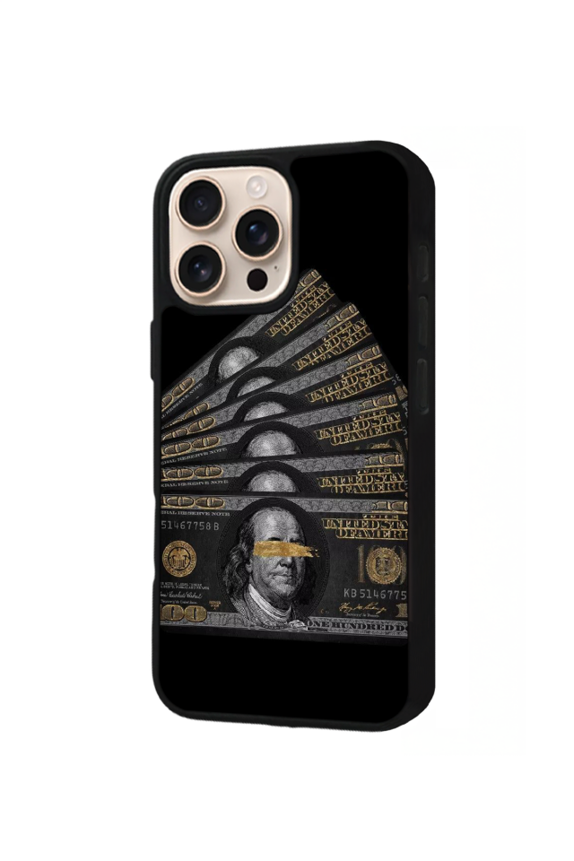 iPhone 15 Pro Max Uyumlu Para Tasarımlı Glossy Premium Kılıf