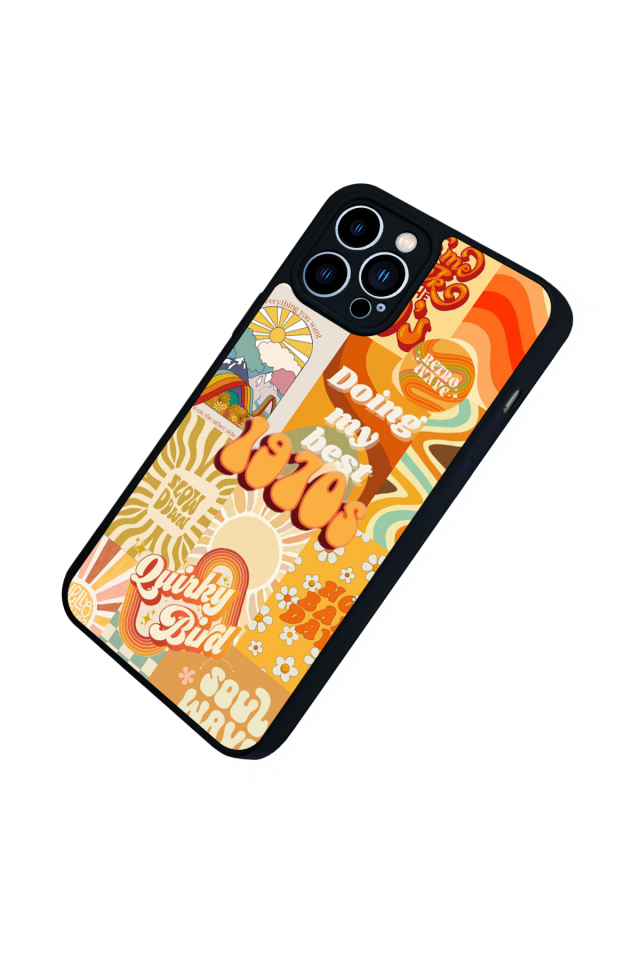 iPhone 13 Pro Max Uyumlu Poster Tasarımlı Glossy Premium Kılıf