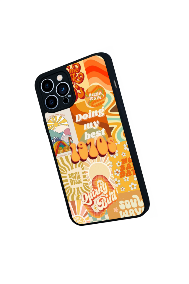 iPhone 13 Pro Max Uyumlu Poster Tasarımlı Glossy Premium Kılıf