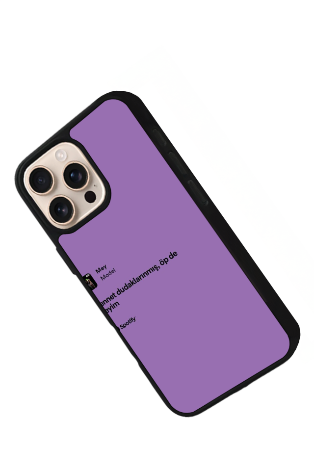 iPhone 16 Pro Max Uyumlu Sarki Sozleri Tasarımlı Glossy Premium Kılıf