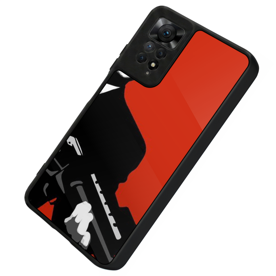 Xiaomi Redmi Note 11 Pro Uyumlu Scarface Tasarımlı Glossy Premium Kılıf