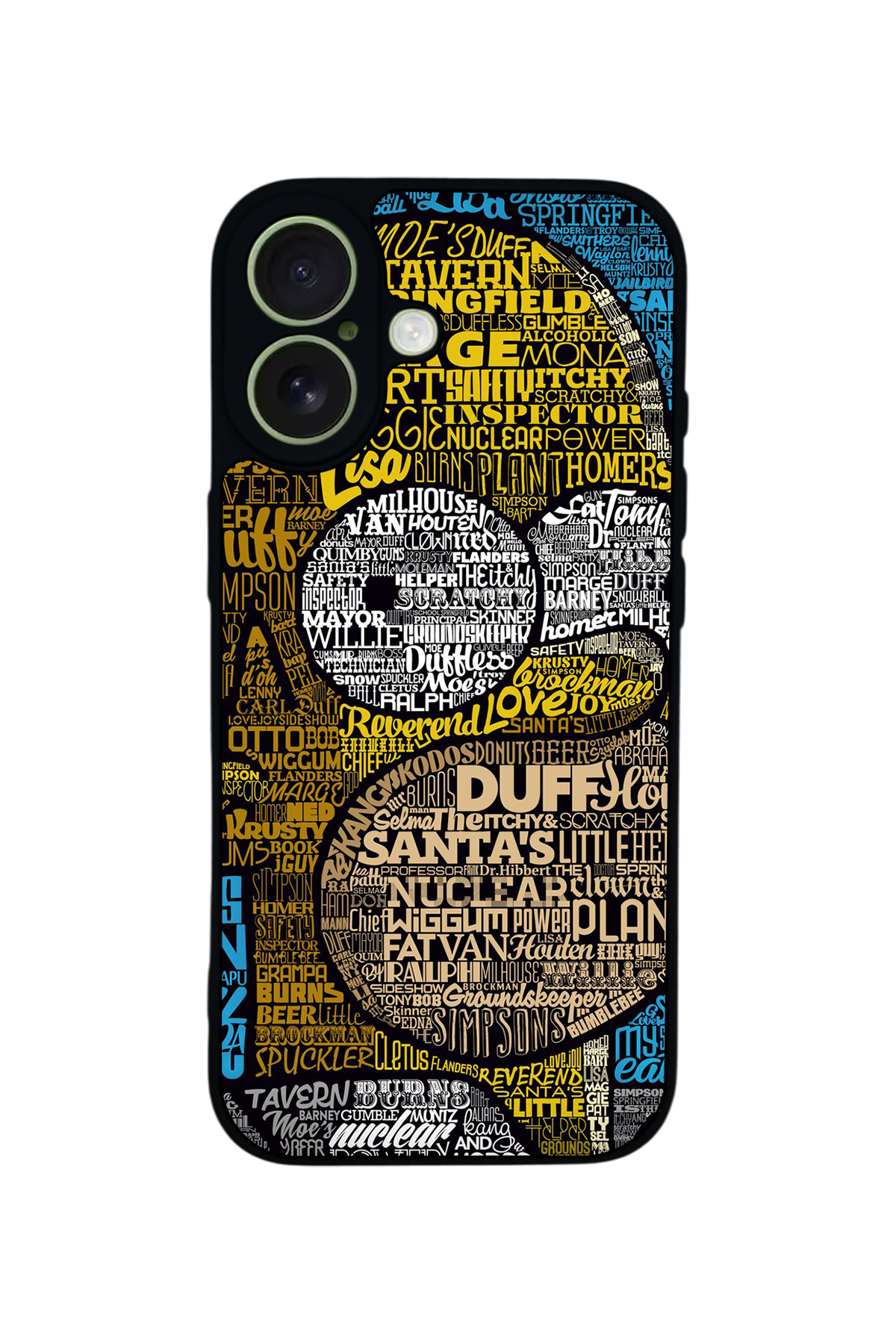 iPhone 17 Uyumlu The Simpsons Tasarımlı Glossy Premium Kılıf