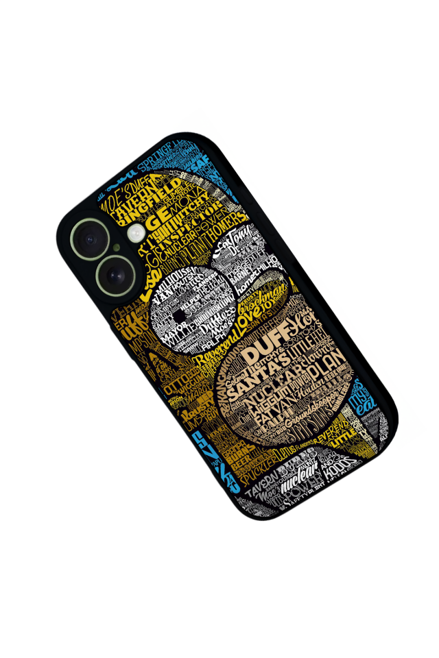 iPhone 17 Uyumlu The Simpsons Tasarımlı Glossy Premium Kılıf