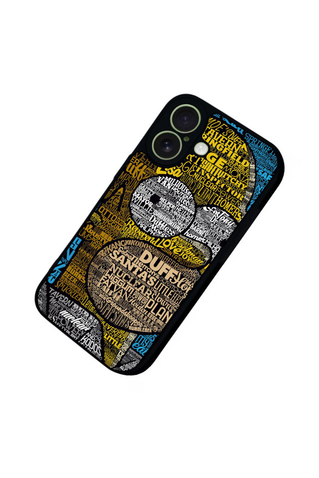 iPhone 17 Uyumlu The Simpsons Tasarımlı Glossy Premium Kılıf