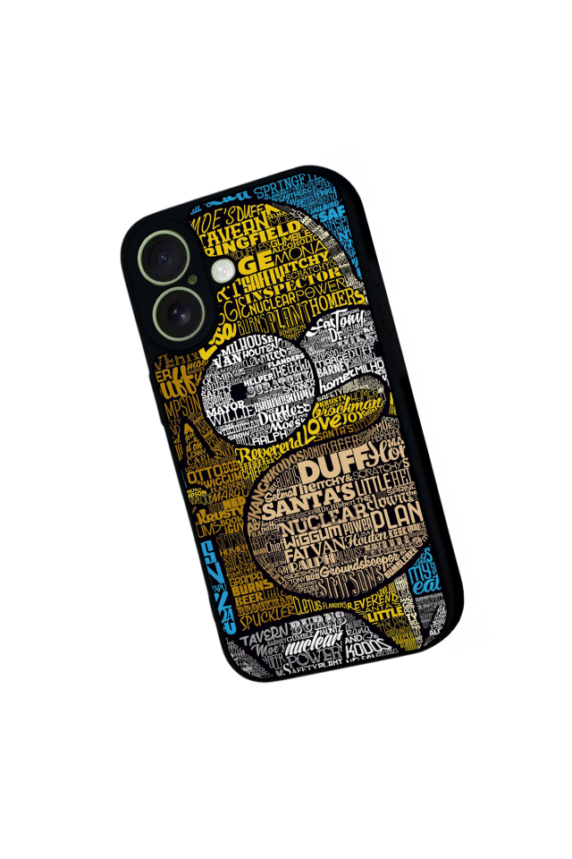 iPhone 17 Uyumlu The Simpsons Tasarımlı Glossy Premium Kılıf