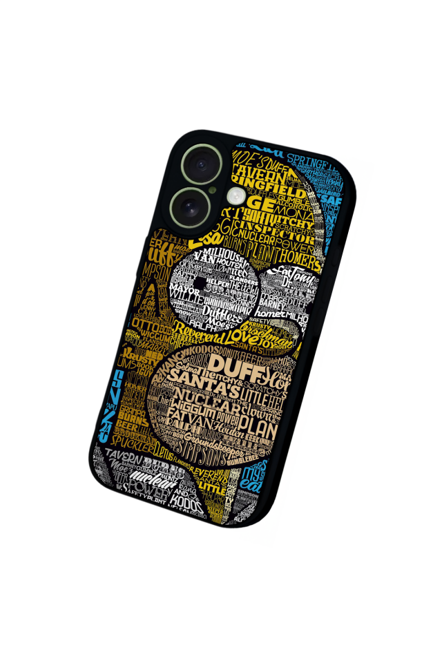 iPhone 17 Uyumlu The Simpsons Tasarımlı Glossy Premium Kılıf
