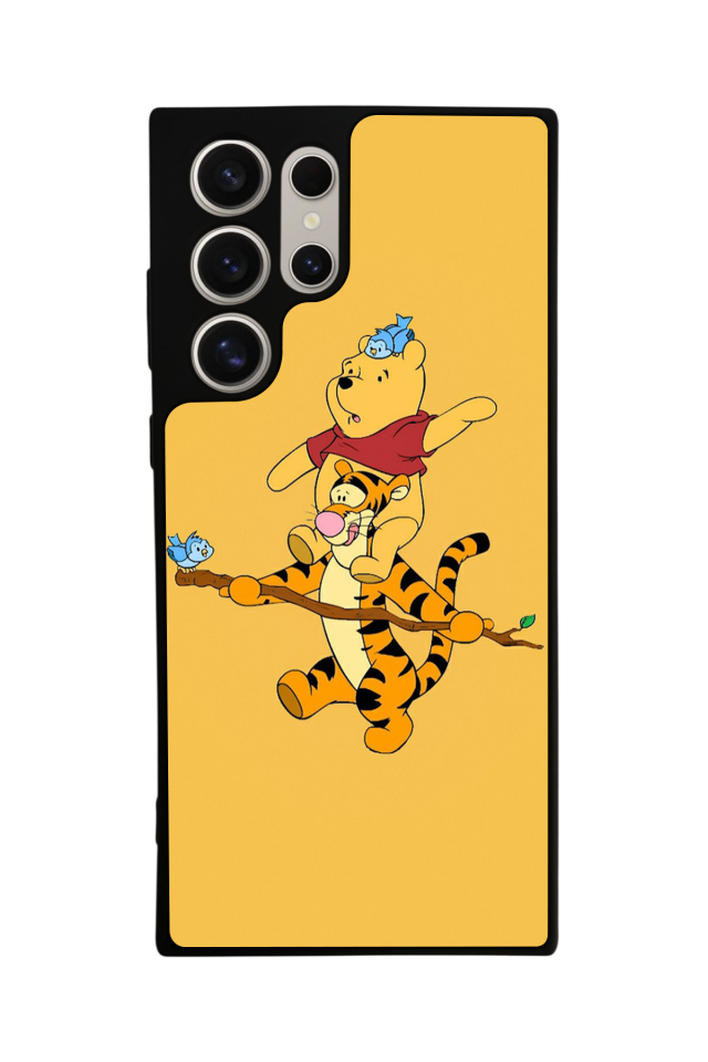 Samsung Galaxy S24 Ultra Uyumlu Winnie Tasarımlı Glossy Premium Kılıf