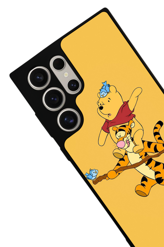 Samsung Galaxy S24 Ultra Uyumlu Winnie Tasarımlı Glossy Premium Kılıf