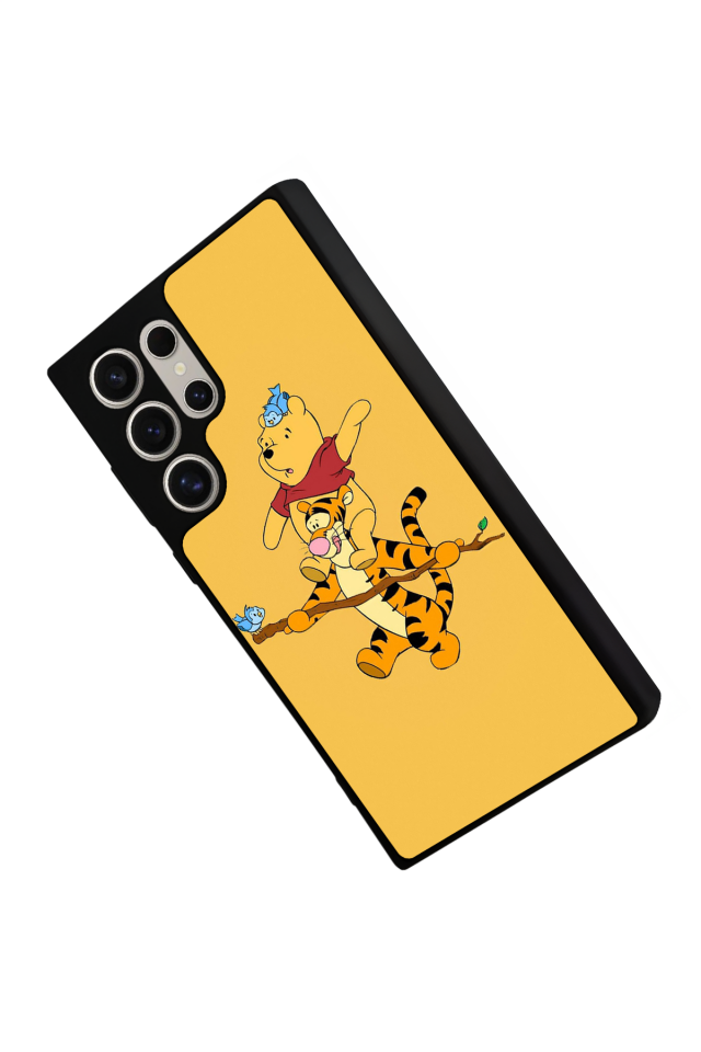 Samsung Galaxy S24 Ultra Uyumlu Winnie Tasarımlı Glossy Premium Kılıf