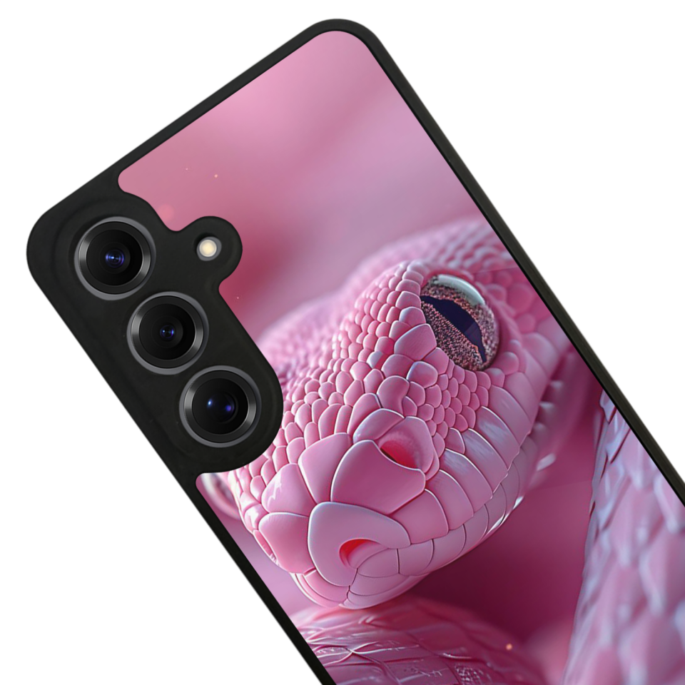 Samsung Galaxy S25 Uyumlu Yılan Tasarımlı Glossy Premium Kılıf