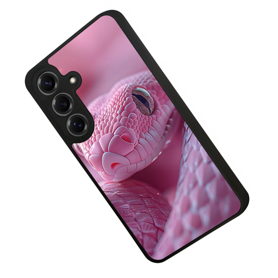 Samsung Galaxy S25 Uyumlu Yılan Tasarımlı Glossy Premium Kılıf