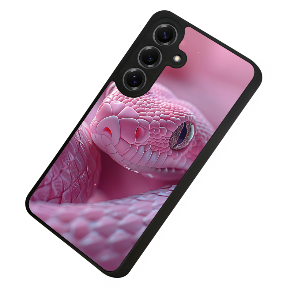 Samsung Galaxy S25 Uyumlu Yılan Tasarımlı Glossy Premium Kılıf