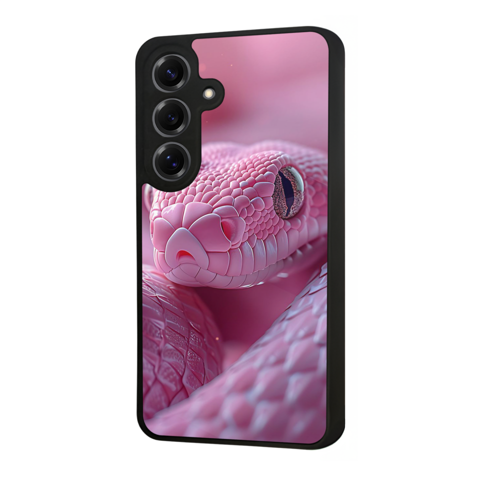 Samsung Galaxy S25 Uyumlu Yılan Tasarımlı Glossy Premium Kılıf