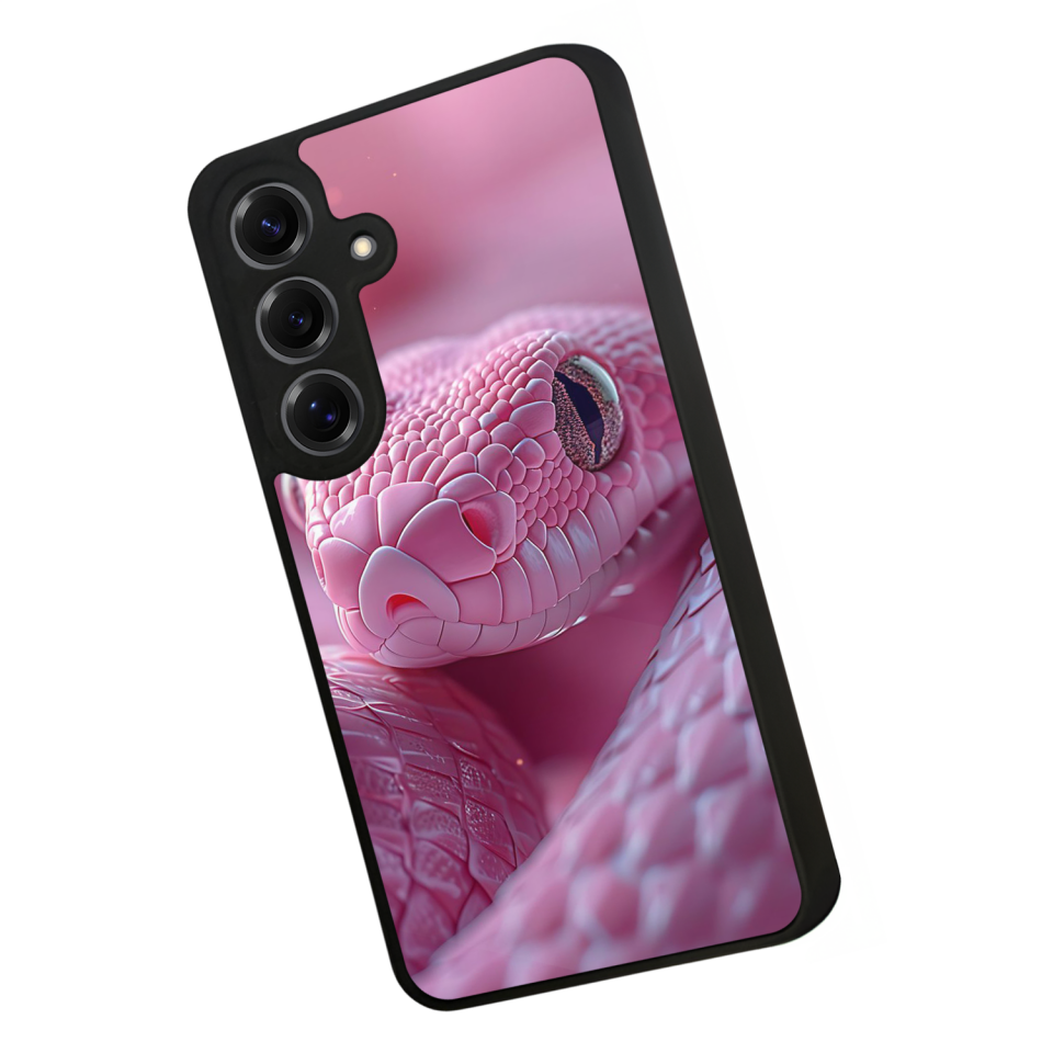 Samsung Galaxy S25 Uyumlu Yılan Tasarımlı Glossy Premium Kılıf