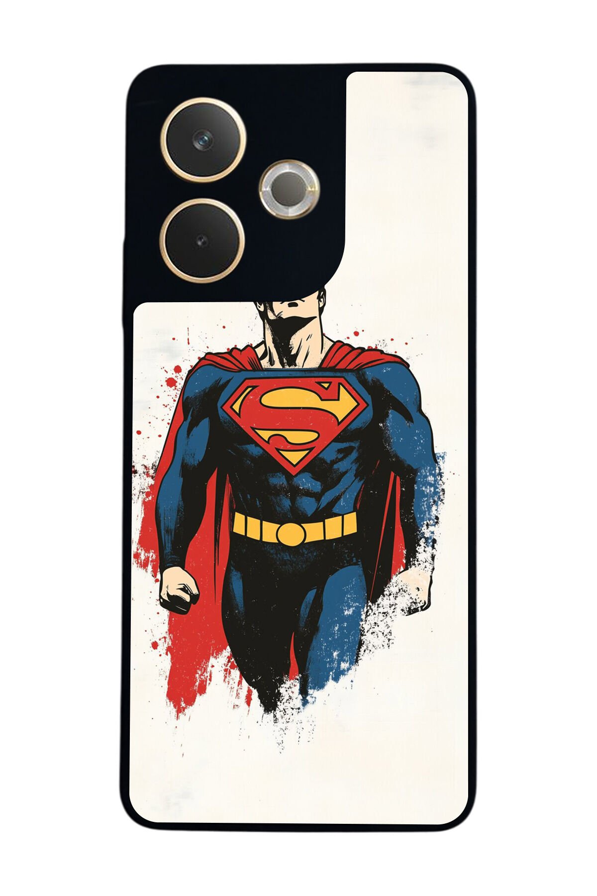Oppo A5 Pro Uyumlu Superman Tasarımlı Glossy Premium Kılıf