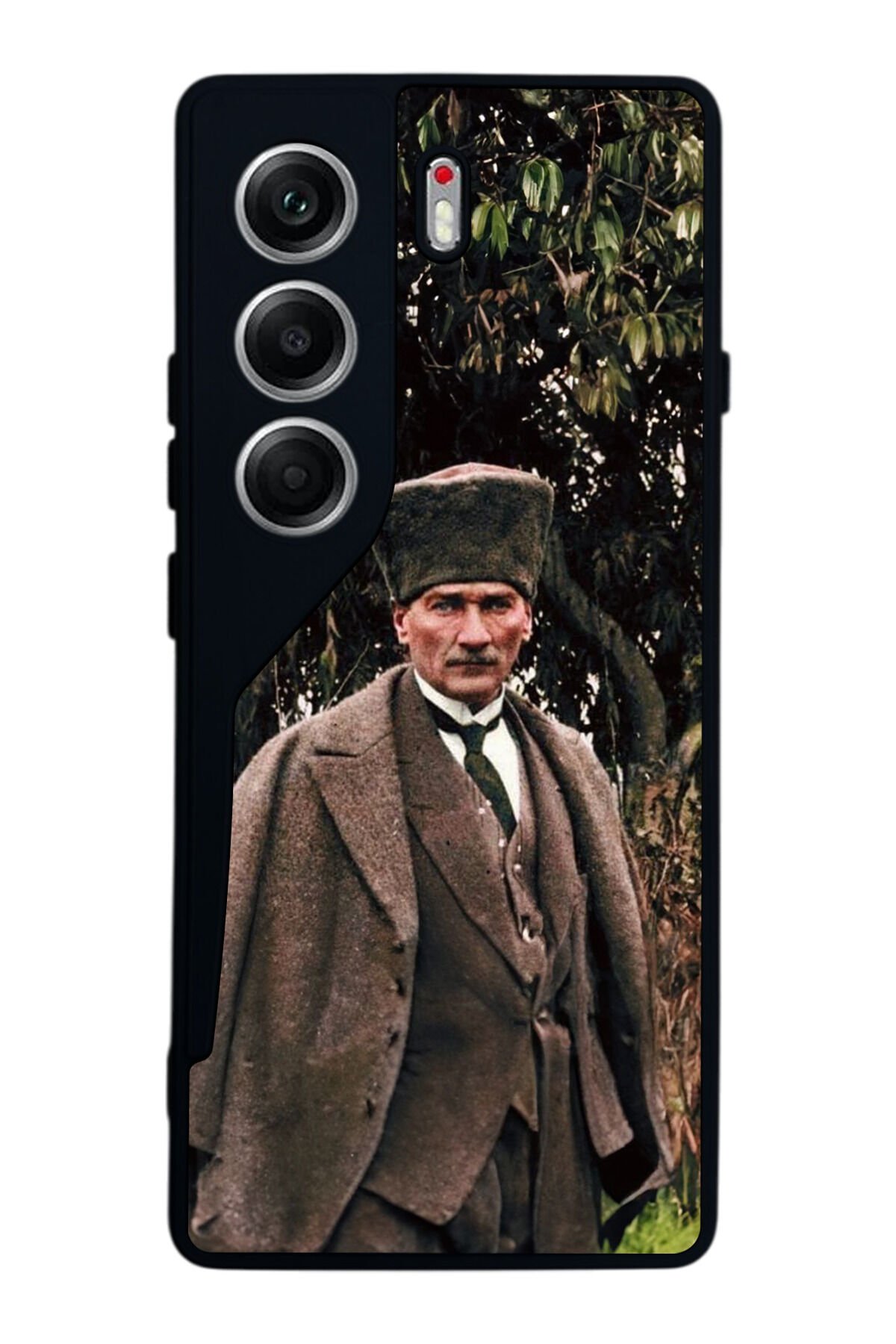Tecno Camon 40 Uyumlu Mustafa Kemal Ataturk Tasarımlı Glossy Premium Kılıf
