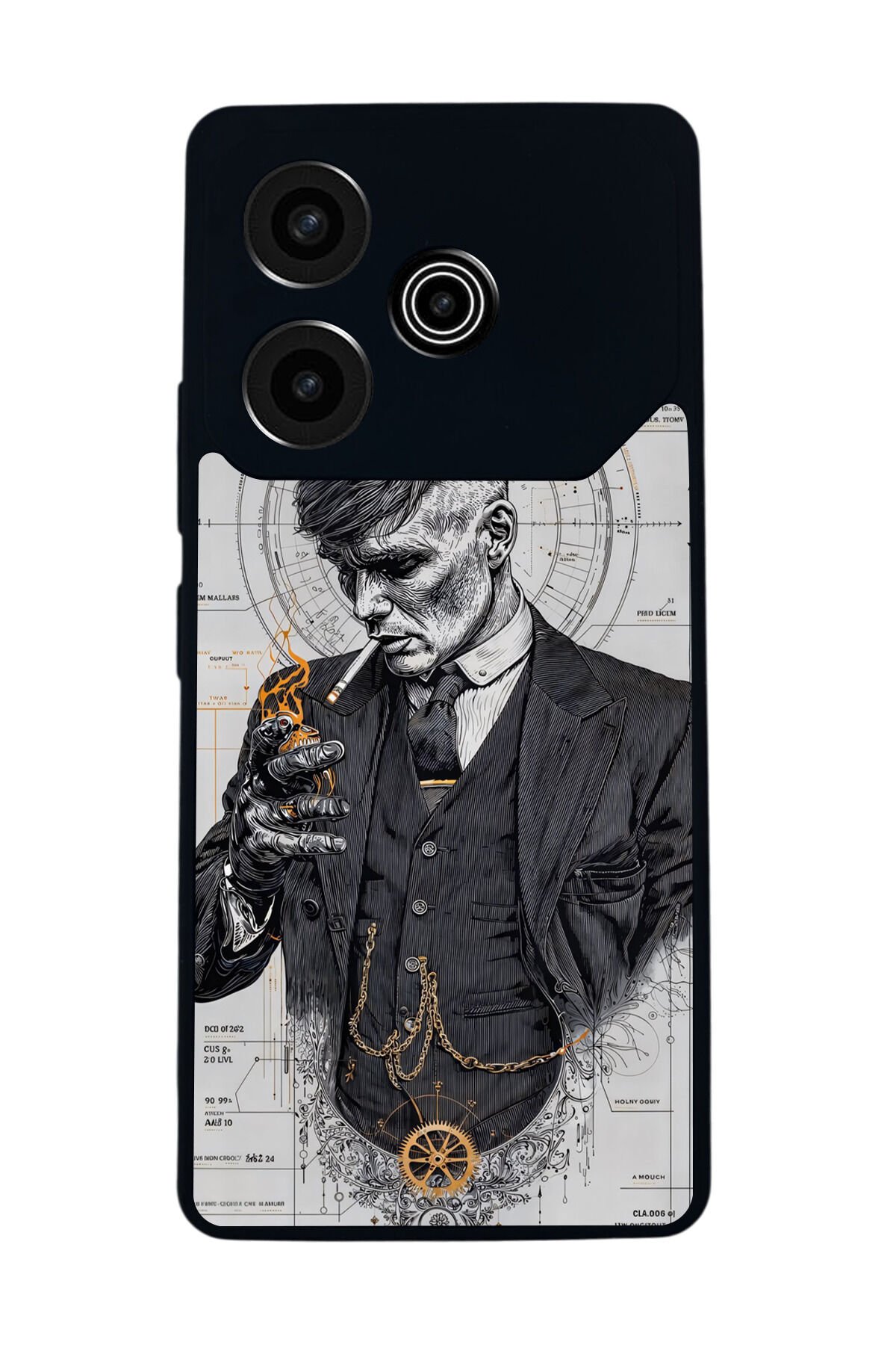 Tecno Pova 6 Uyumlu Peaky Blinders Tasarımlı Glossy Premium Kılıf
