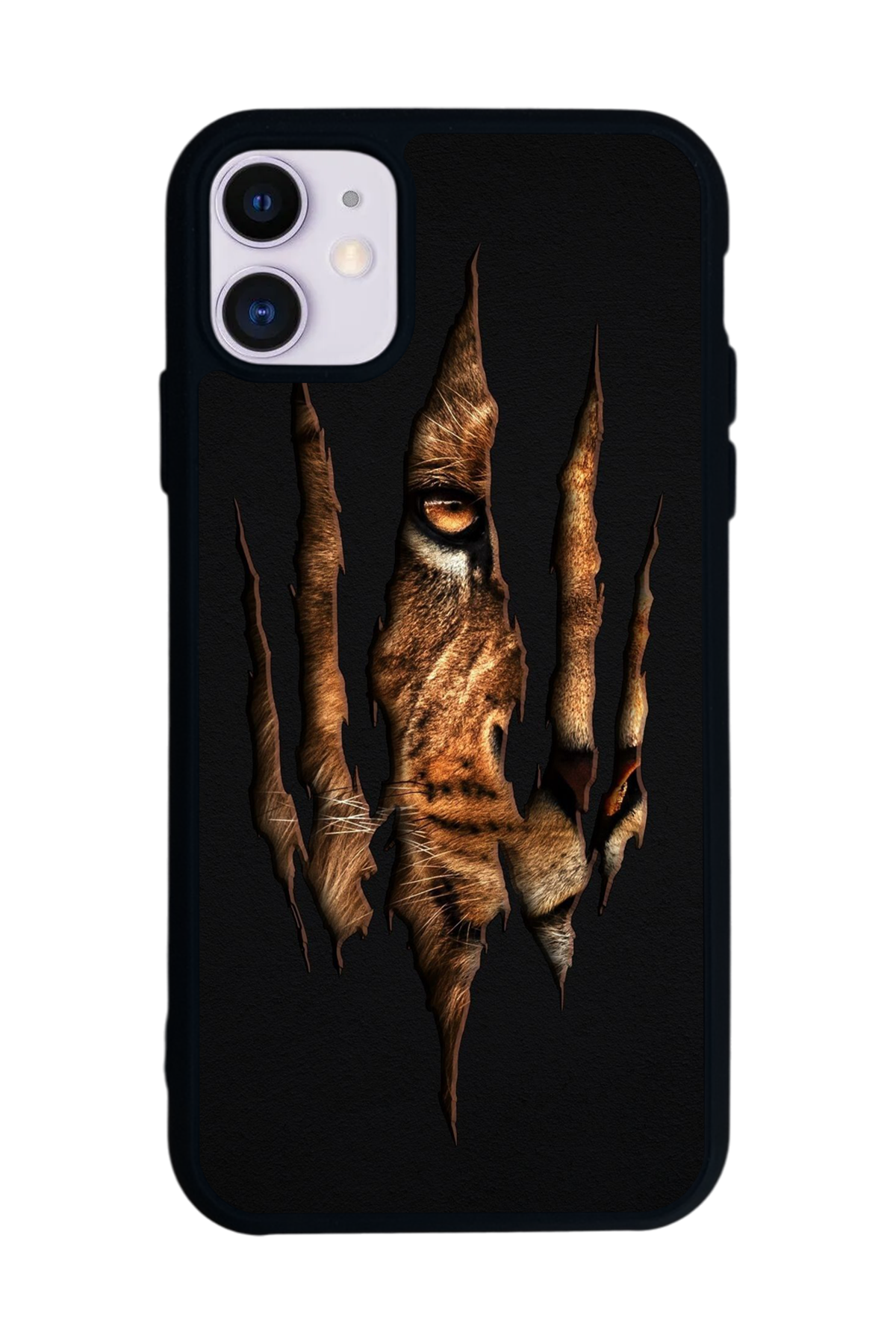iPhone 11 Uyumlu Aslan Tasarımlı Glossy Premium Kılıf