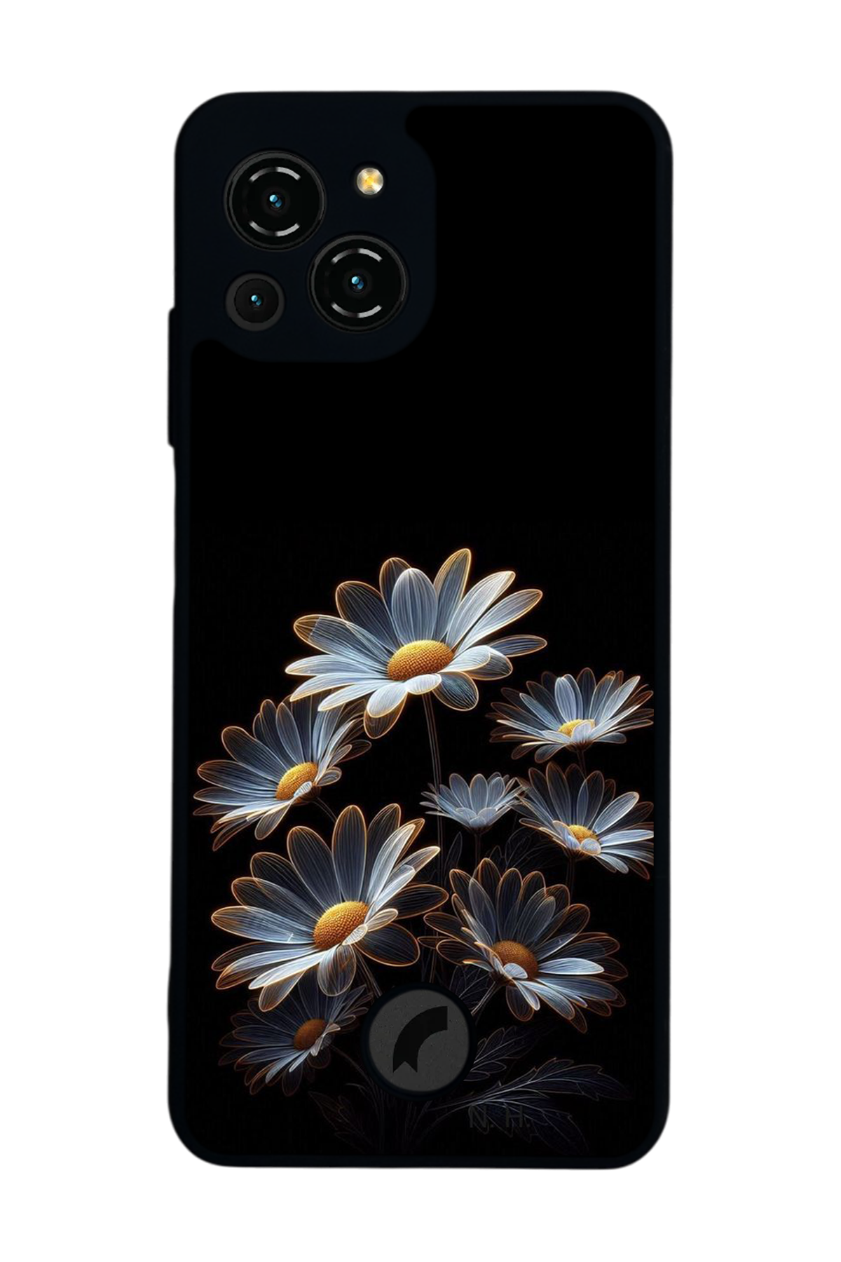 Reeder S23 Pro Max Uyumlu Cicek Tasarımlı Glossy Premium Kılıf