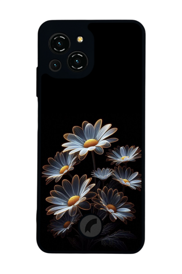 Reeder S23 Pro Max Uyumlu Cicek Tasarımlı Glossy Premium Kılıf