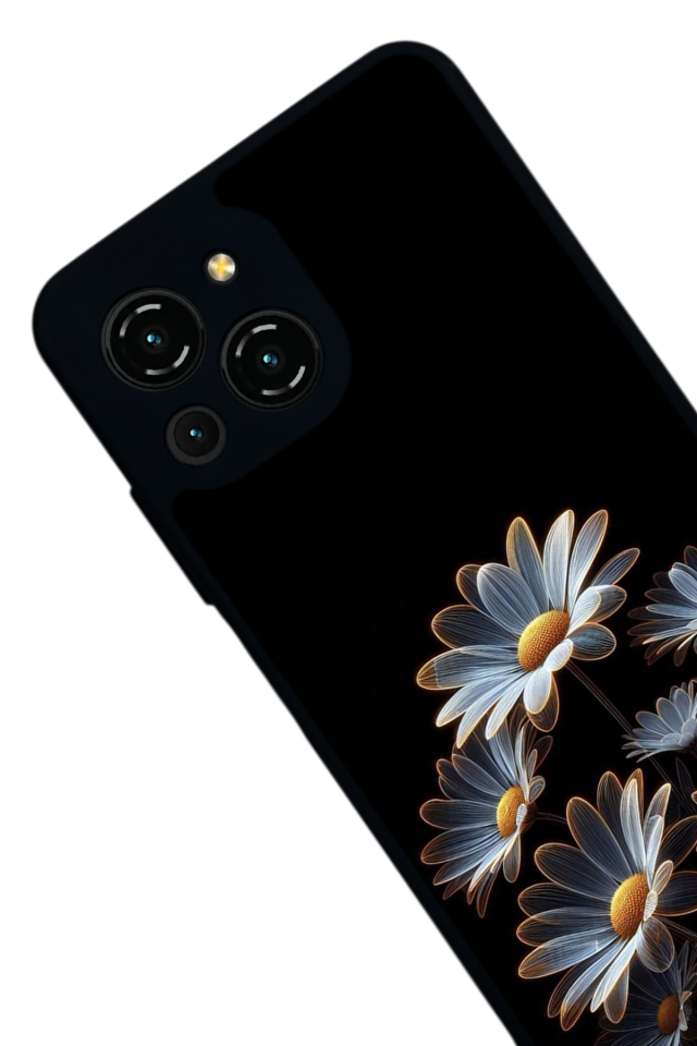 Reeder S23 Pro Max Uyumlu Cicek Tasarımlı Glossy Premium Kılıf