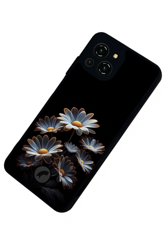 Reeder S23 Pro Max Uyumlu Cicek Tasarımlı Glossy Premium Kılıf