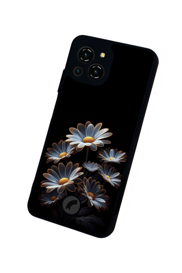 Reeder S23 Pro Max Uyumlu Cicek Tasarımlı Glossy Premium Kılıf