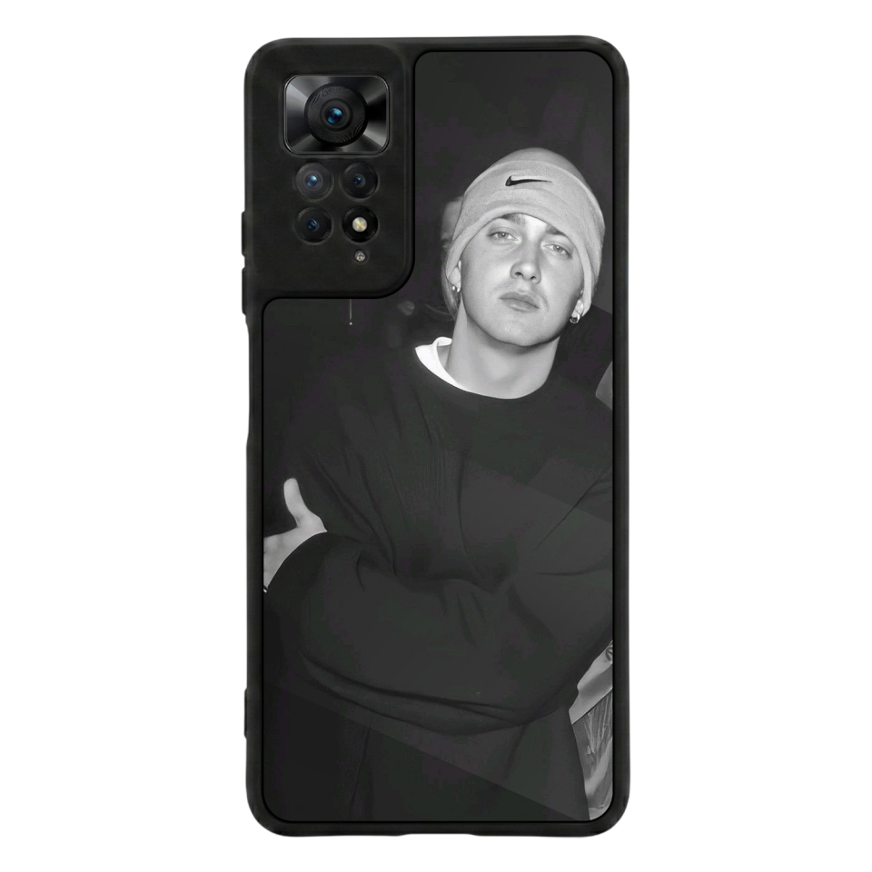 Xiaomi Redmi Note 12 Pro Uyumlu Eminem Tasarımlı Glossy Premium Kılıf