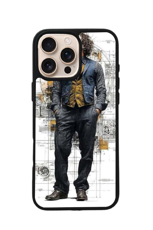 iPhone 15 Pro Max Uyumlu Joker Tasarımlı Glossy Premium Kılıf