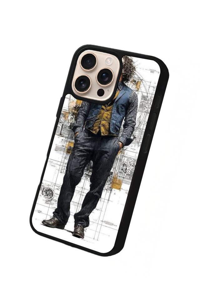 iPhone 15 Pro Max Uyumlu Joker Tasarımlı Glossy Premium Kılıf