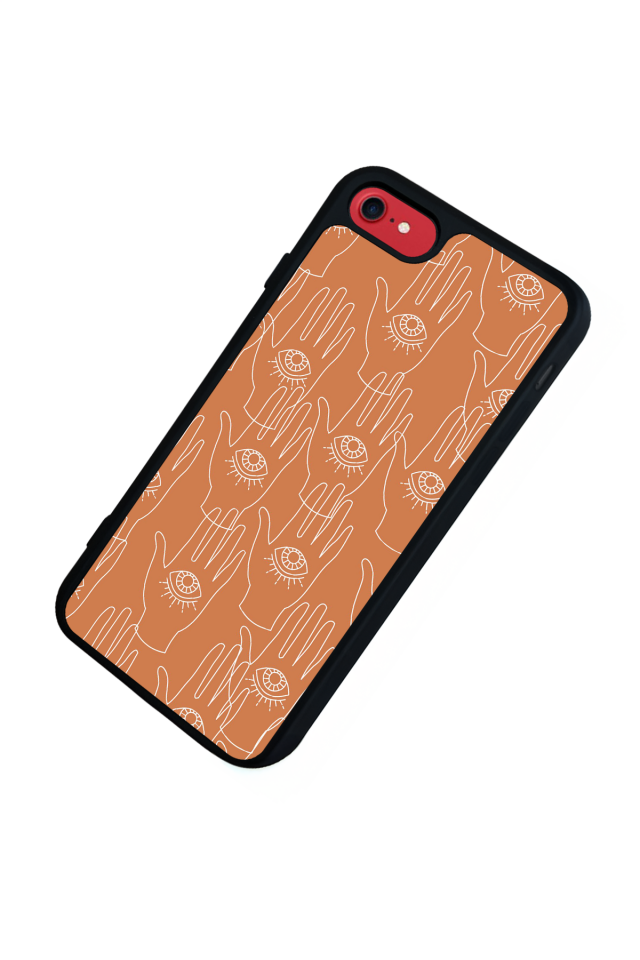 iPhone 8 Uyumlu Line Art Tasarımlı Glossy Premium Kılıf