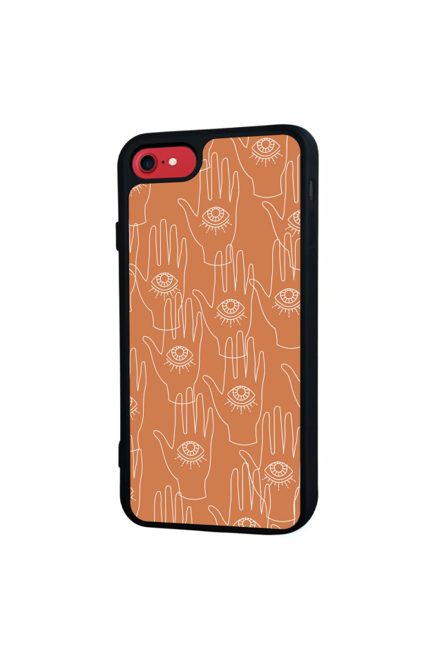 iPhone 8 Uyumlu Line Art Tasarımlı Glossy Premium Kılıf