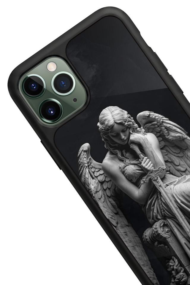 iPhone 11 Pro Max Uyumlu Melek Tasarımlı Glossy Premium Kılıf