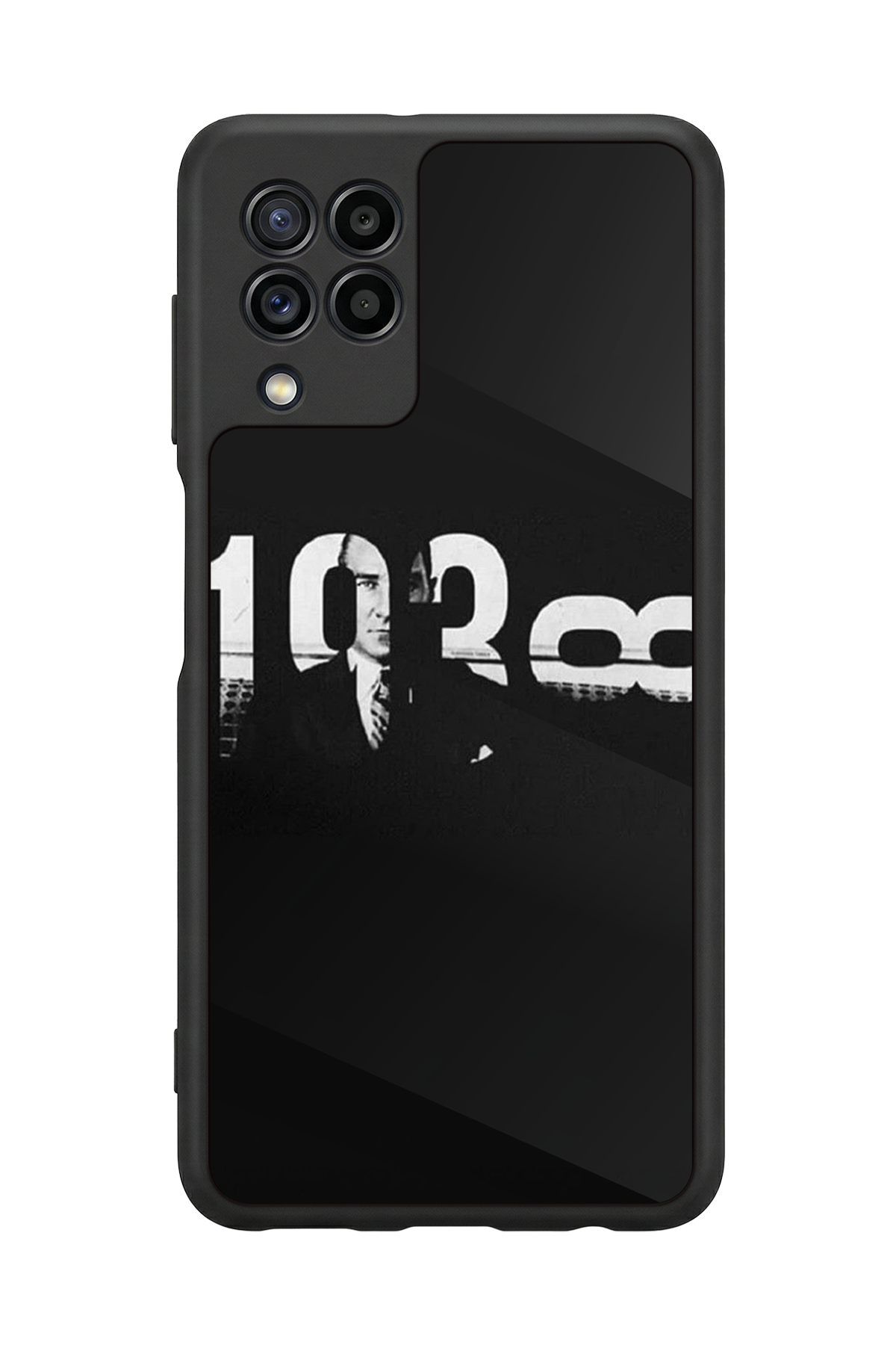 Samsung Galaxy M22 Uyumlu Mustafa Kemal Ataturk Tasarımlı Glossy Premium Kılıf