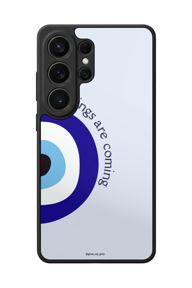 Samsung Galaxy S26 Ultra Uyumlu Nazar Tasarımlı Glossy Premium Kılıf