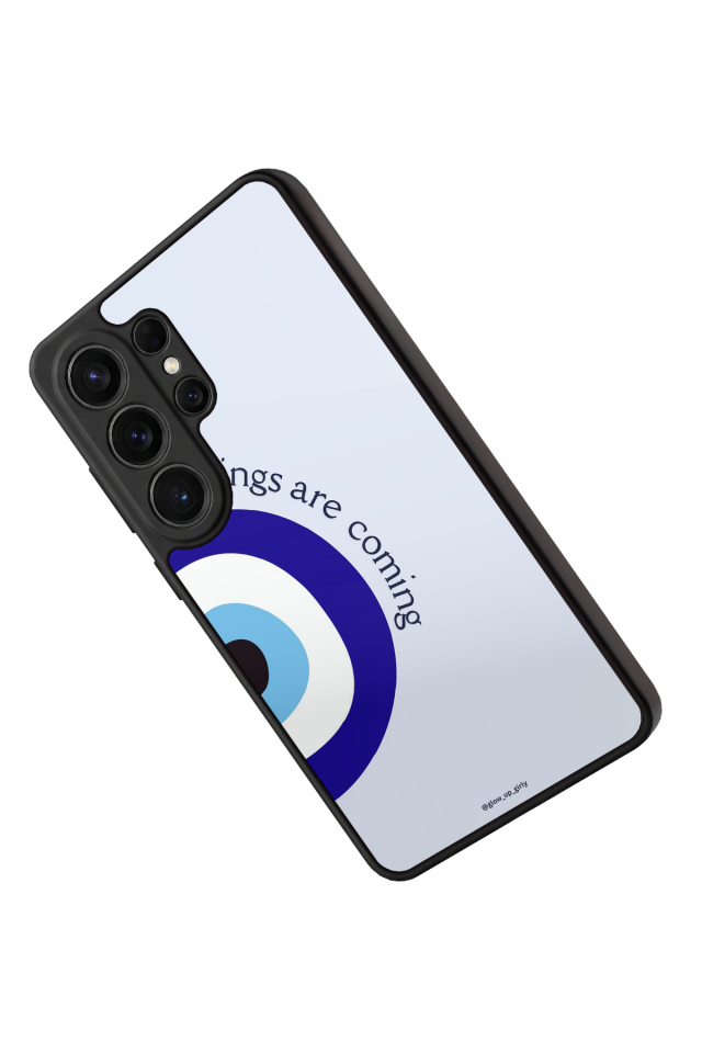 Samsung Galaxy S26 Ultra Uyumlu Nazar Tasarımlı Glossy Premium Kılıf