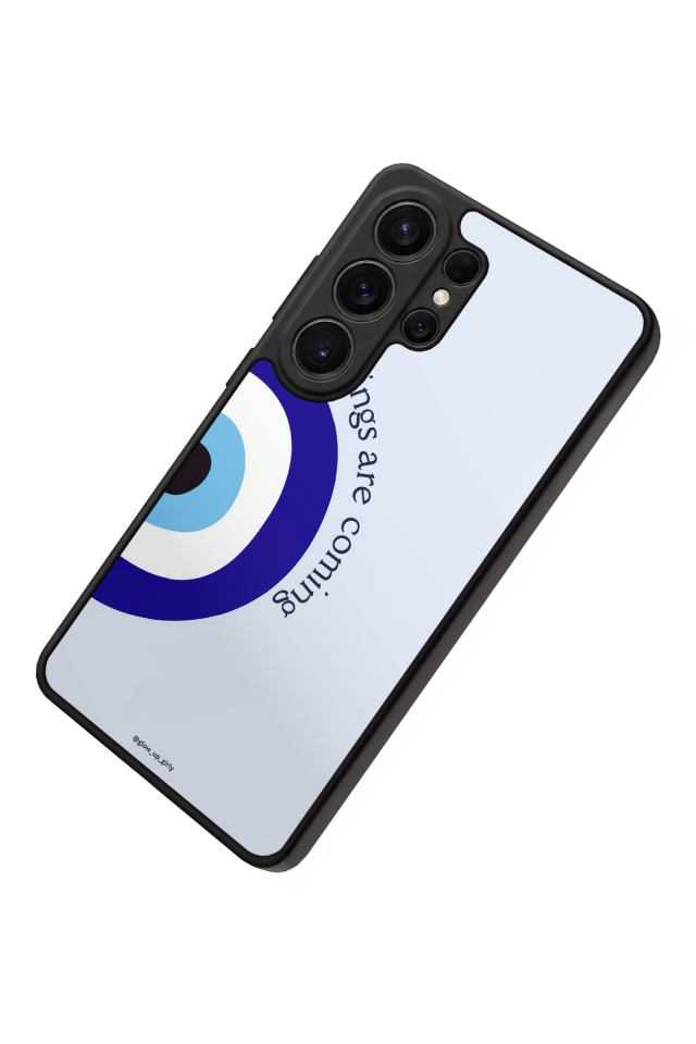 Samsung Galaxy S26 Ultra Uyumlu Nazar Tasarımlı Glossy Premium Kılıf