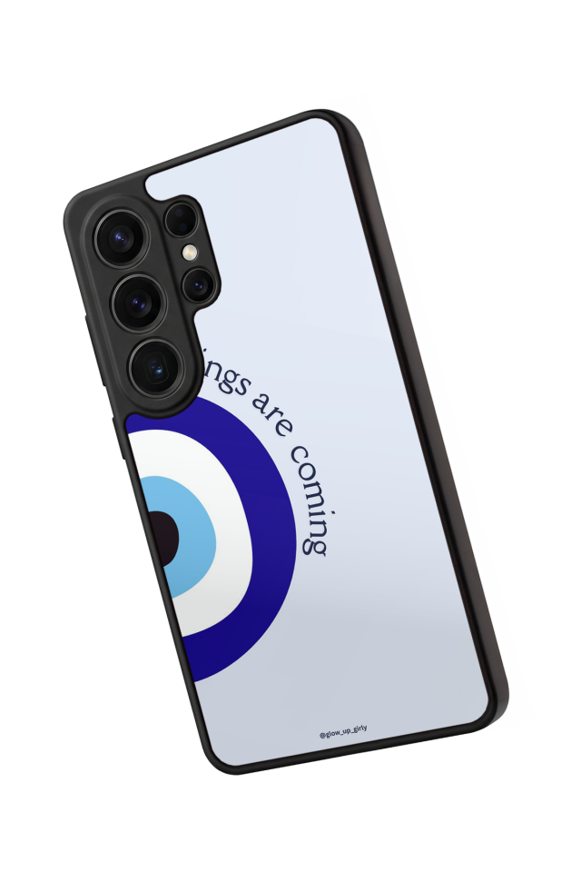 Samsung Galaxy S26 Ultra Uyumlu Nazar Tasarımlı Glossy Premium Kılıf