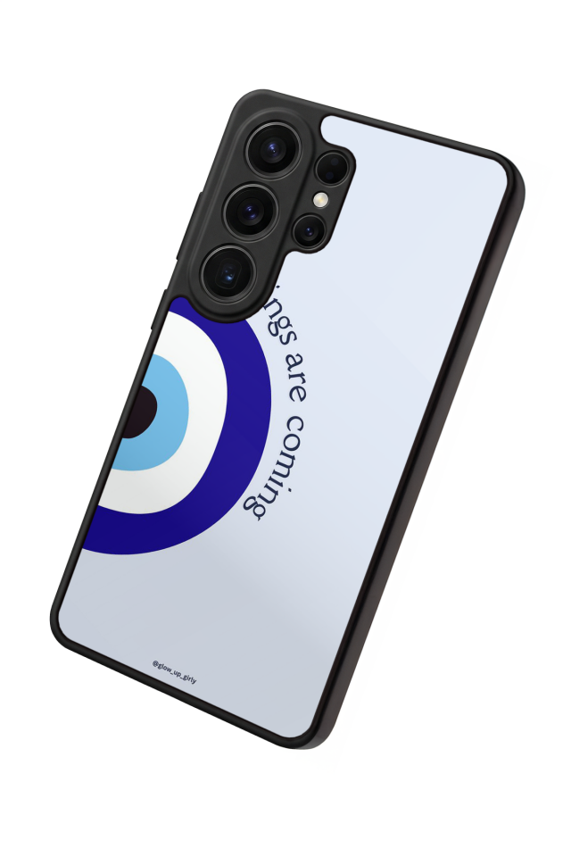 Samsung Galaxy S26 Ultra Uyumlu Nazar Tasarımlı Glossy Premium Kılıf