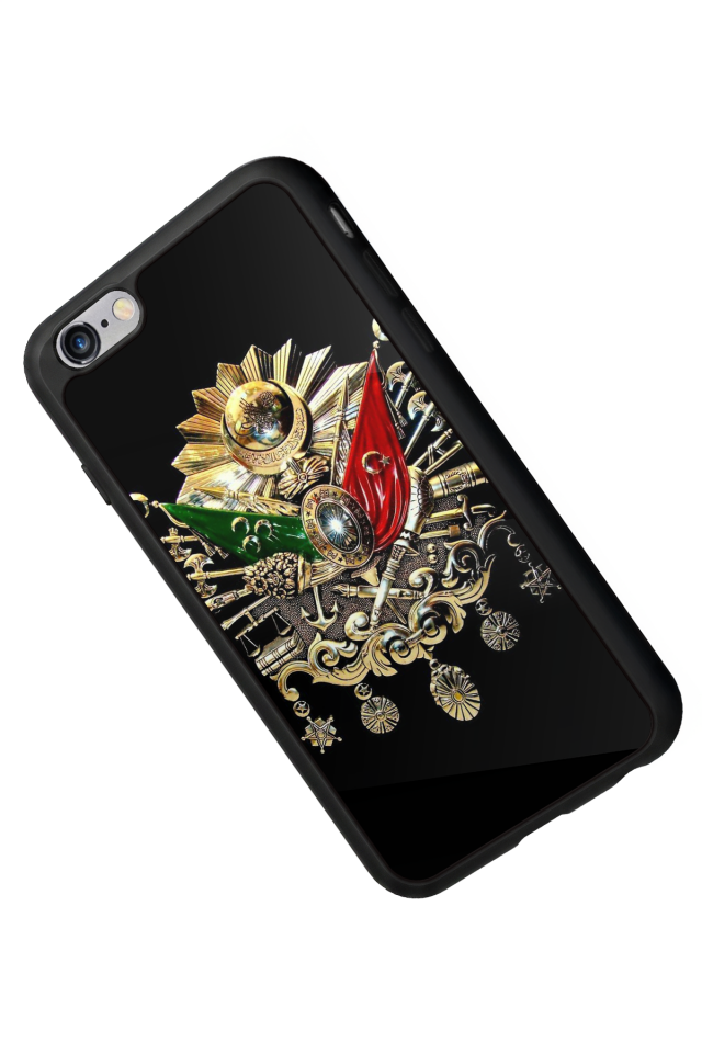 iPhone 6s Plus Uyumlu Osmanli Tugrasi Tasarımlı Glossy Premium Kılıf