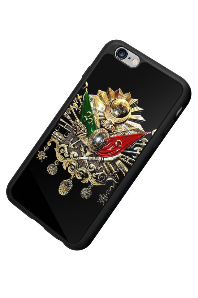 iPhone 6s Plus Uyumlu Osmanli Tugrasi Tasarımlı Glossy Premium Kılıf