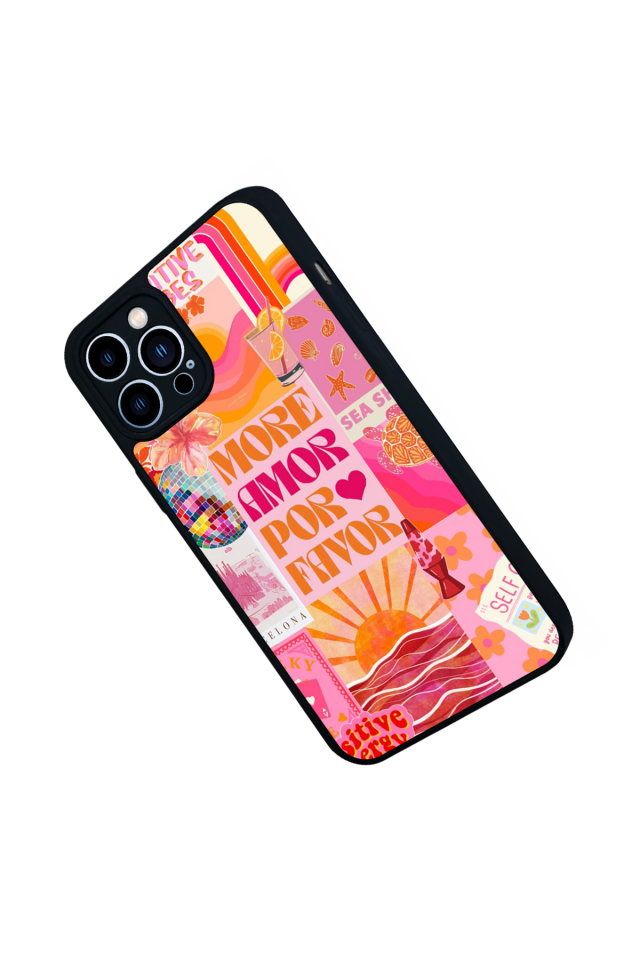 iPhone 13 Pro Max Uyumlu Poster Tasarımlı Glossy Premium Kılıf
