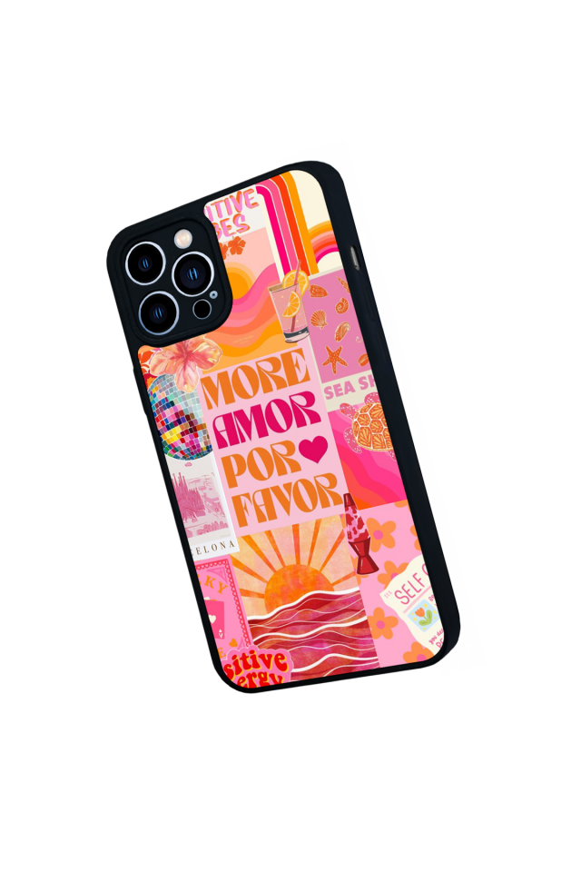 iPhone 13 Pro Max Uyumlu Poster Tasarımlı Glossy Premium Kılıf