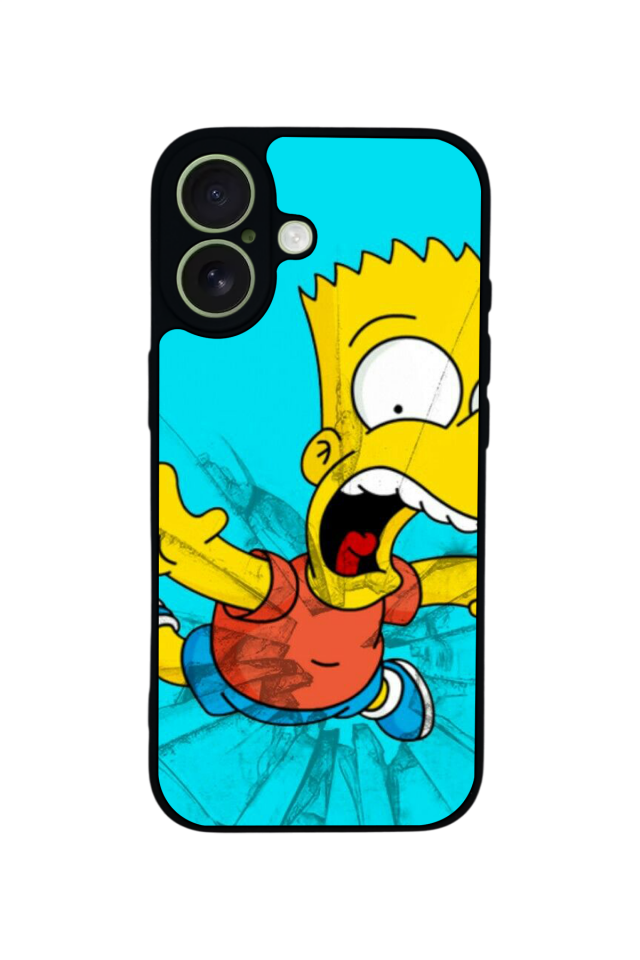 iPhone 17 Uyumlu The Simpsons Tasarımlı Glossy Premium Kılıf