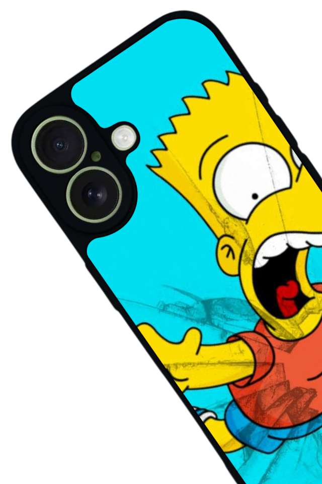iPhone 17 Uyumlu The Simpsons Tasarımlı Glossy Premium Kılıf